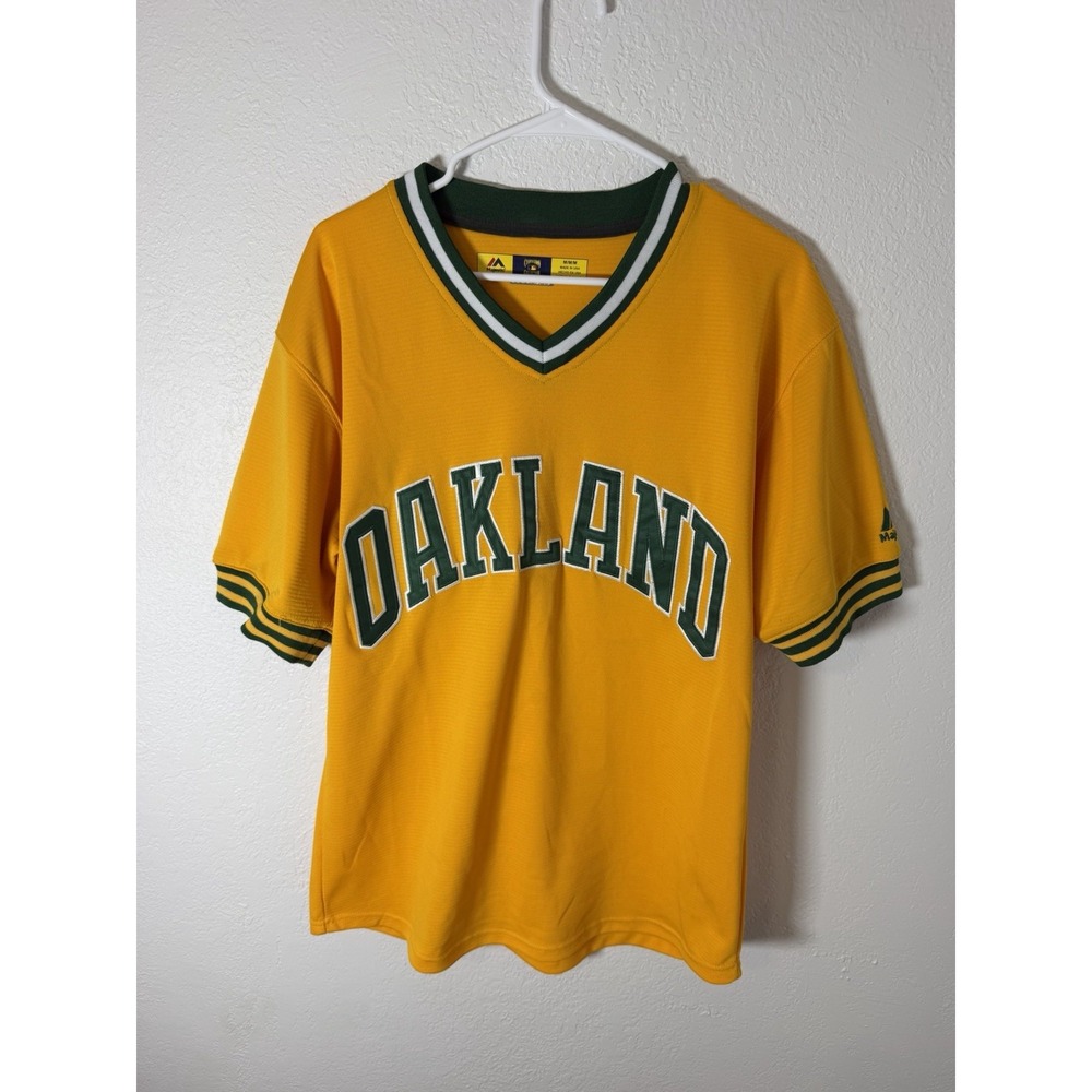 Vintage Majestic Oakland Athletics A's Jose Canseco #33 Jersey Men's M USA